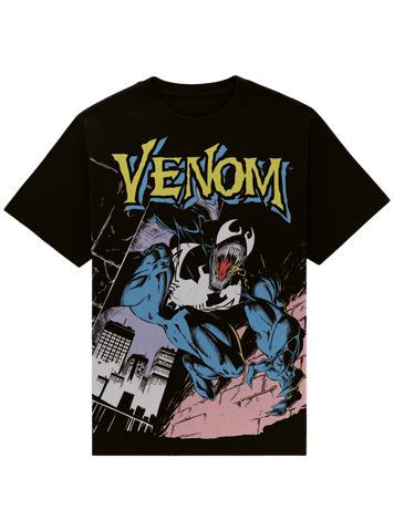 Marvel Venom Lethal Protector Comic Cover Unisex Short Sleeve Graphic T-Shirt Exclusivité Games Zone
